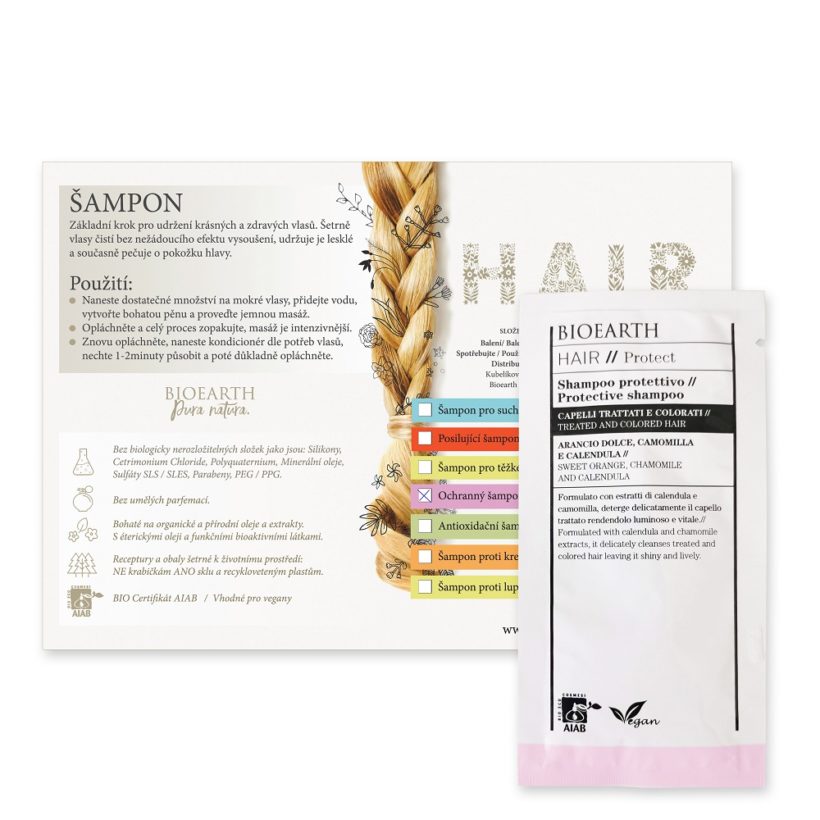 Vzorek: Ochranný šampon pro barvené vlasy