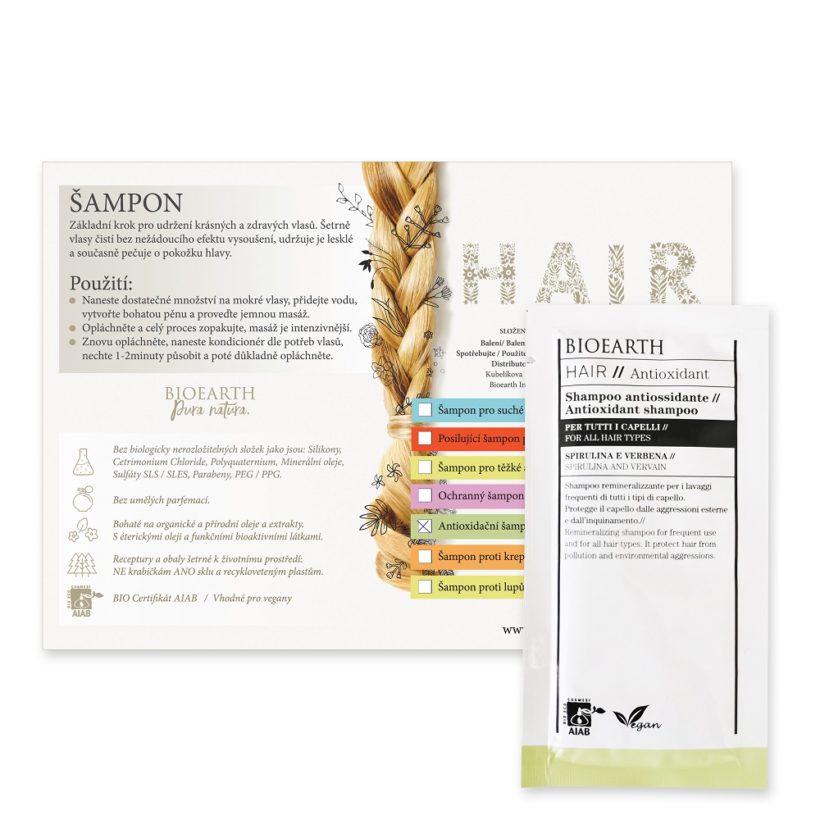 Vzorek: Antioxidační šampon pro všechny typy vlasů