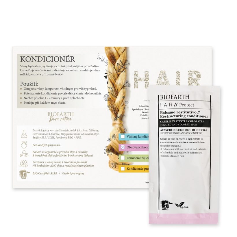 Vzorek: Obnovující kondicionér pro barvené vlasy