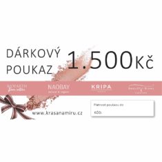 Tištěný poukaz na 1500Kč