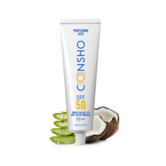 CONSHO Opalovací krém SPF 50: 100% minerální filtr