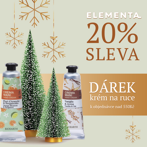 SLEVA 20% na kategorii ELEMENTA péče na míru + DÁREK k objednávce nad 550Kč