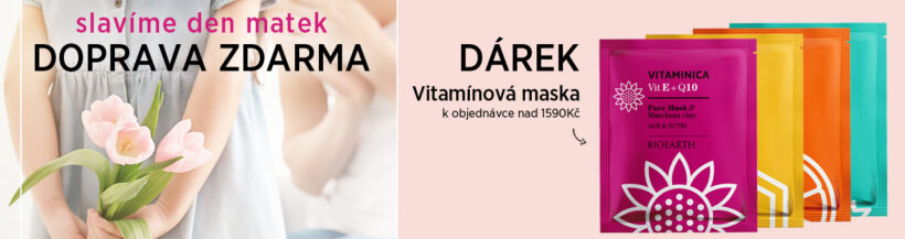 DOPRAVA ZDARMA + Vitamínová maska jako DÁREK