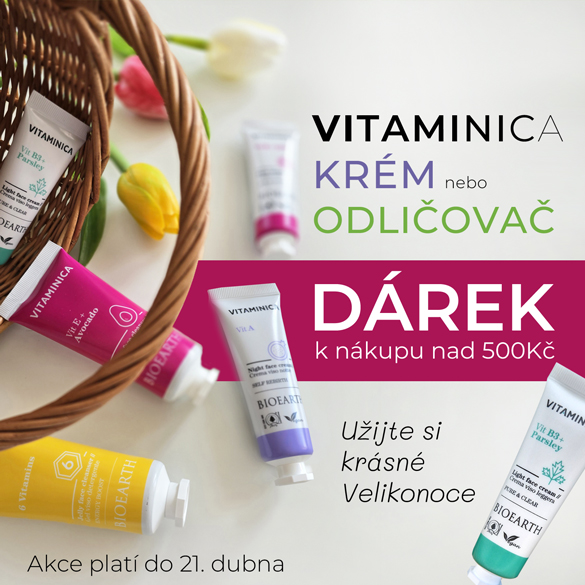 Novinky VITAMINICA nyní ZDARMA k objednávce nad 500Kč. 