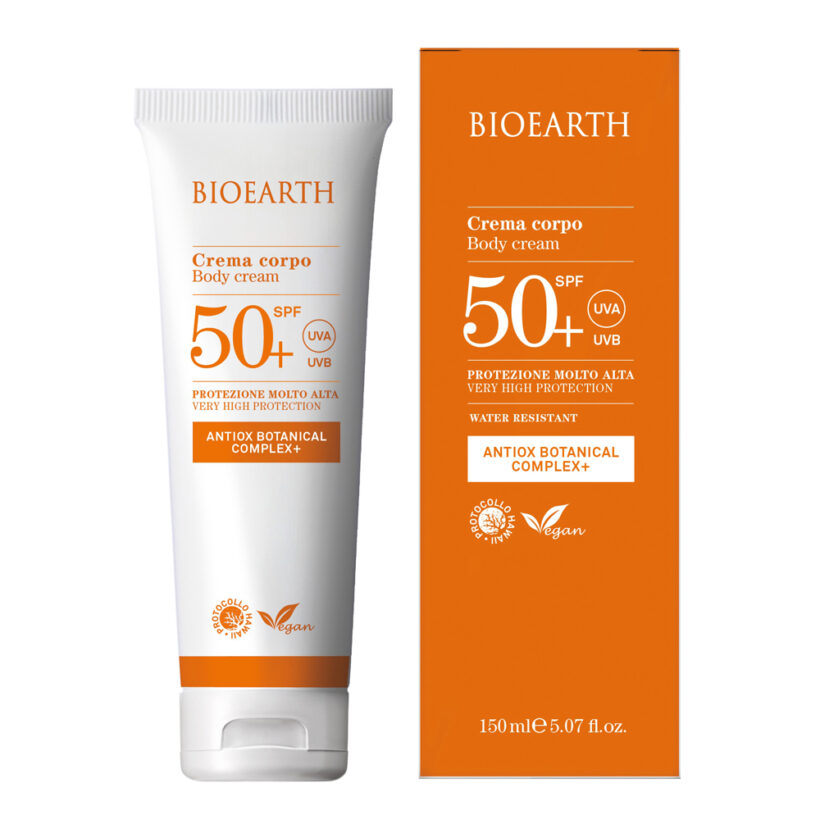 Voděodolný opalovací krém na tělo SPF50+