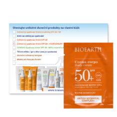 Vzorek: Voděodolný opalovací krém na tělo SPF50+