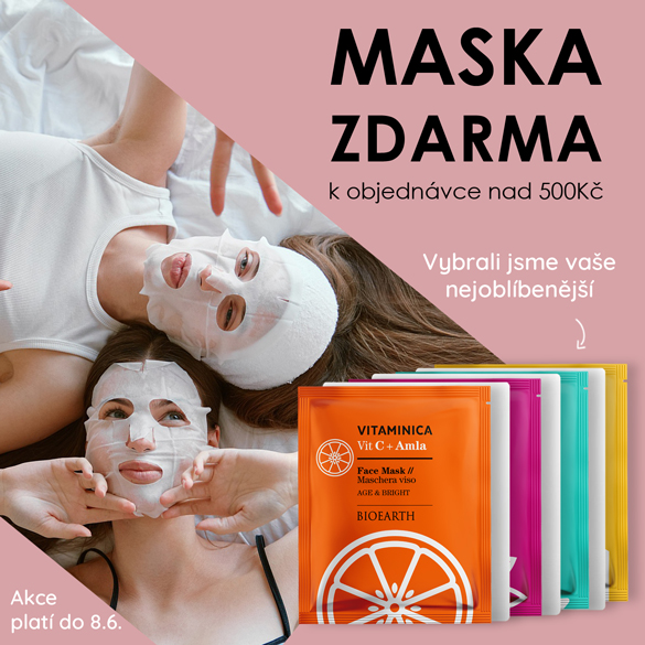 Rozdáváme masky ZDARMA - 10minut pro krásnou pleť