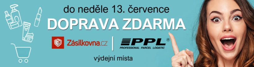 Doprava ZDARMA do neděle 13.7.