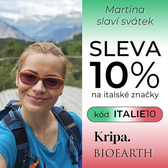 Martina slaví svátek: Sleva 10% na italské značky