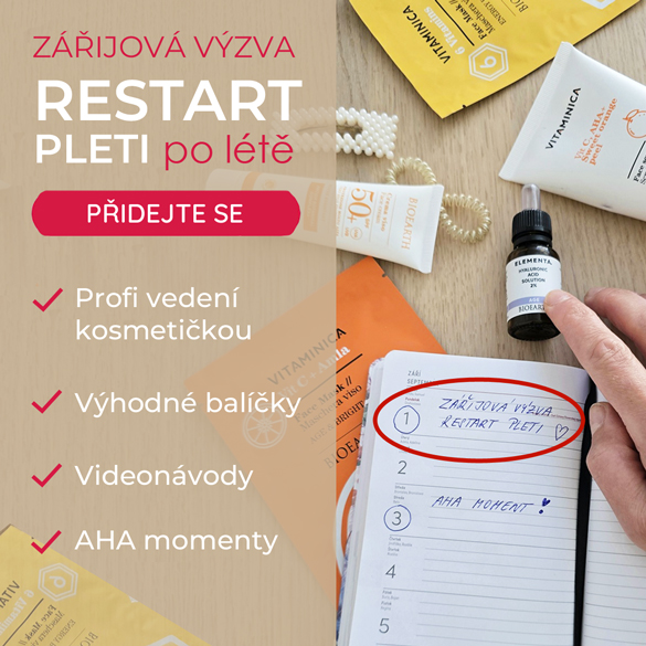 Zářijová výzva v péči o pleť - začínáme čištěním