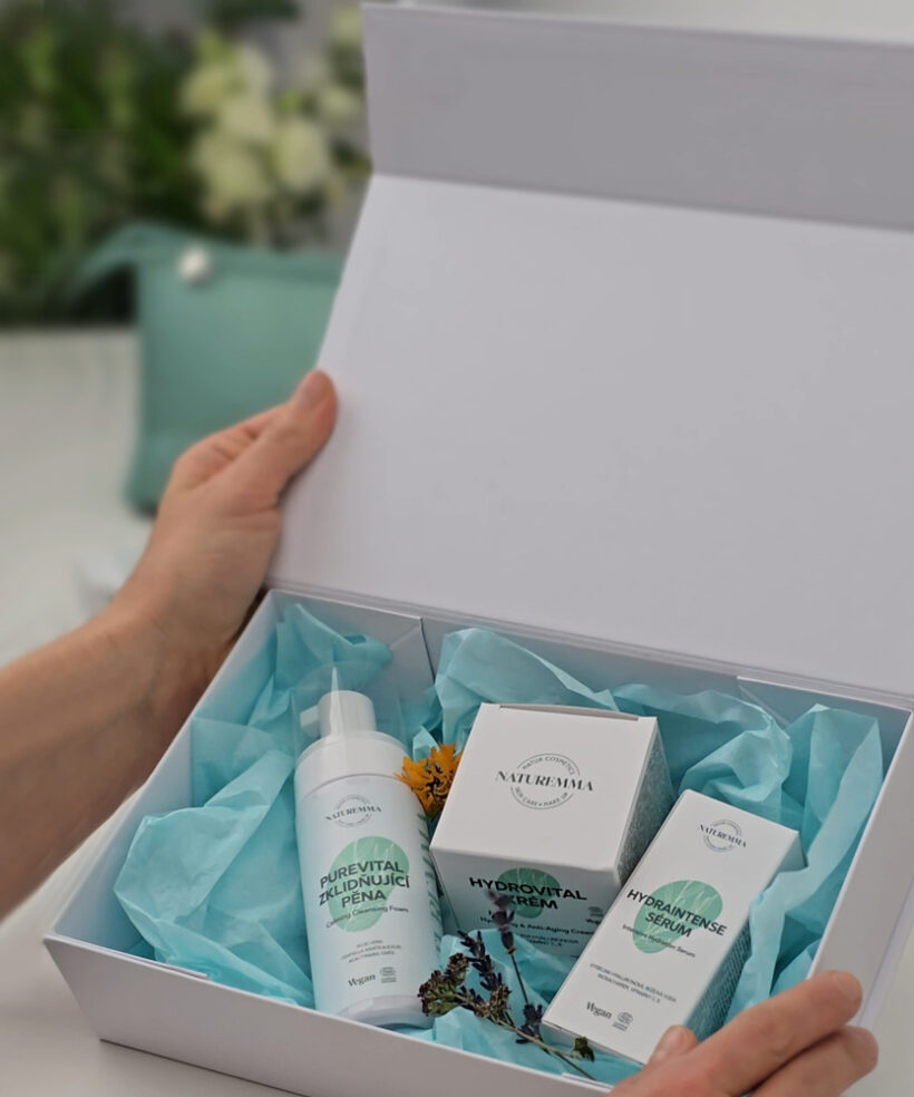 Dárková krabice s magnetem