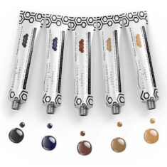 Krémová barva na řasy a obočí