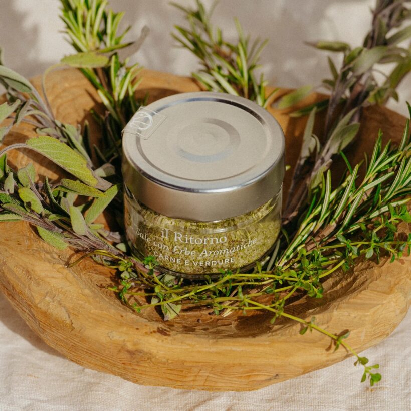 Horská bylinková sůl: maso a zelenina