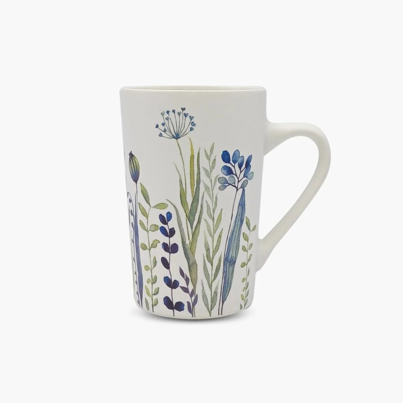 Keramický hrnek na čaj: Horská louka