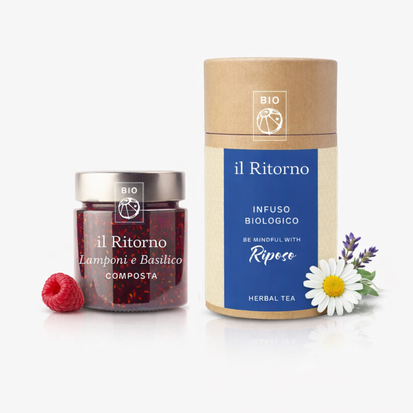 Italské ráno: bylinná směs a marmeláda