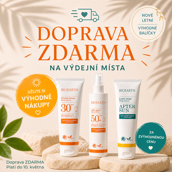 Doprava ZDARMA - Nové výhodné sluneční balíčky 