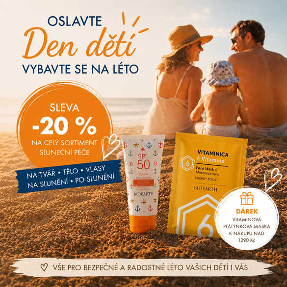 SLEVA 20% na Sluneční produkty