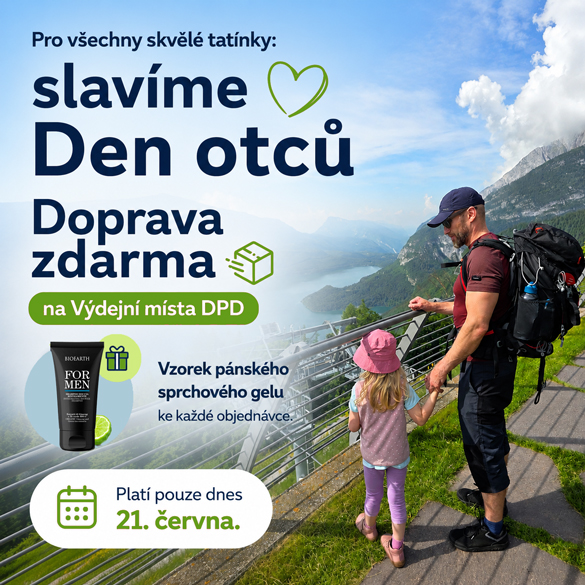 Doprava na výdejní místa DPD a Vzorek sprchového šamponu