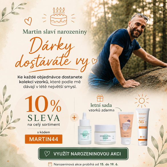 SLEVA 10% na vše Narozeniny Martin