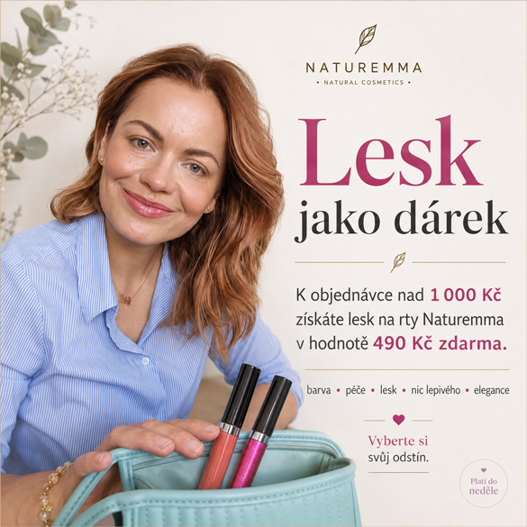 Lesk na rty jako dárek.