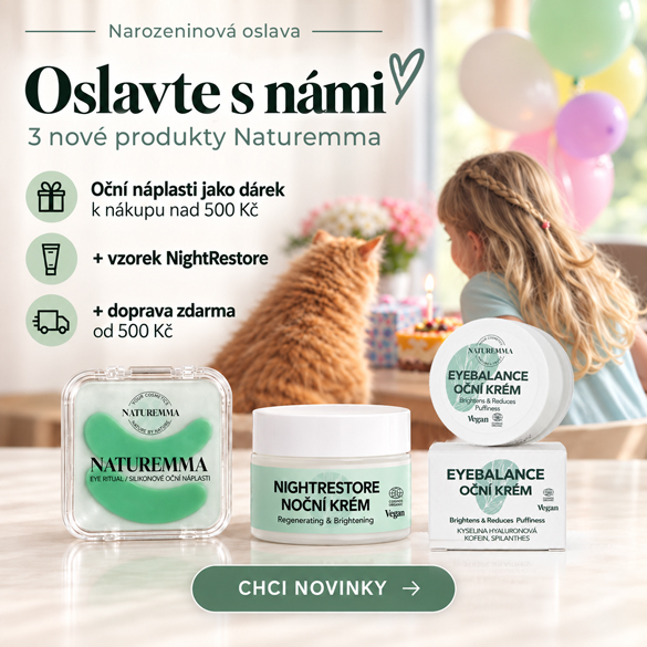 3 NOVINKY Naturemma - doprava zdarma - dárek ke každé objednávce
