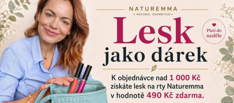 Lesk na rty ZDARMA k objednávce nad 1000Kč