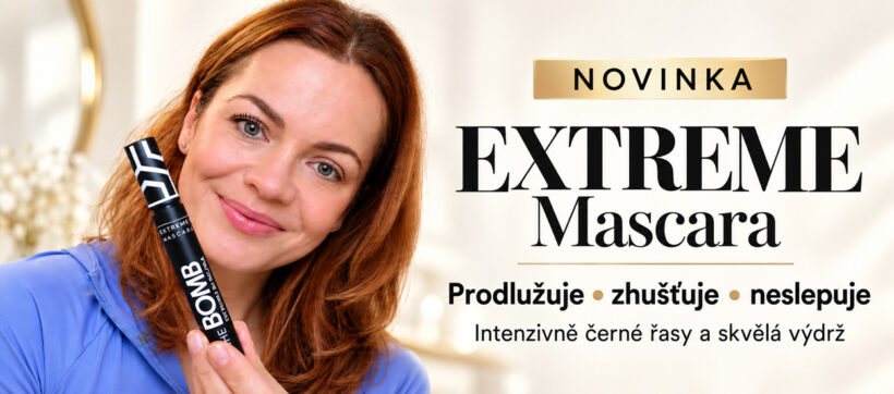 Sytě černá řasenka pro dlouhé, husté a krásně oddělené řasy